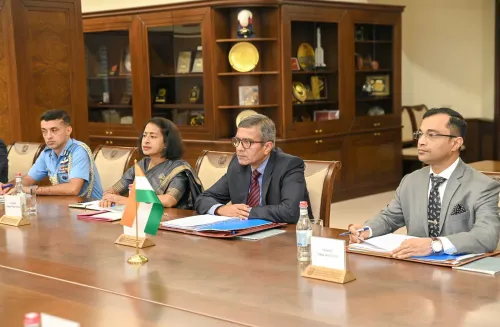 Yerevan: Defence Secretary Rajesh Kumar Singh meets Armenia's Defence Minister
