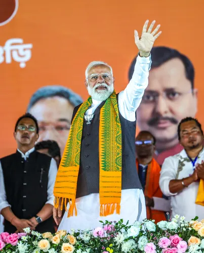 Siliguri: PM Modi Addresses Large Public Gathering