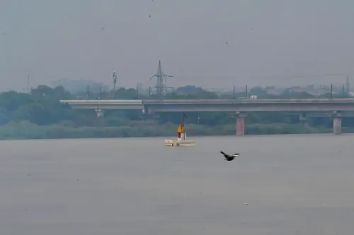 New Delhi: Yamuna swells following heavy rainfall
