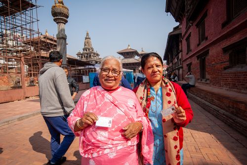 ललितपुर: मतदान की प्रक्रिया