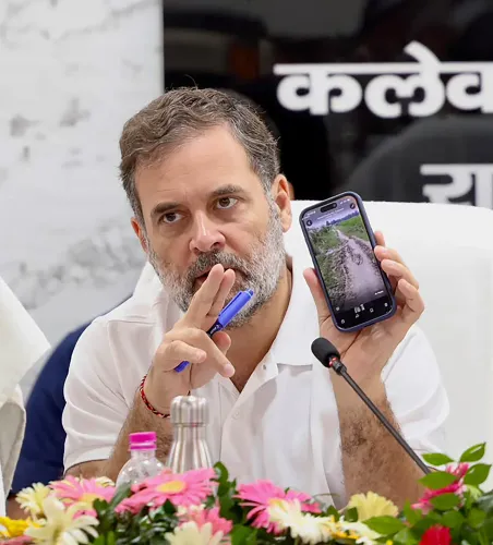 Rahul Gandhi Attends Disha Meeting in Raebareli