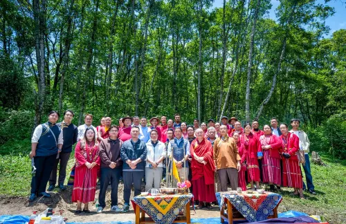 Tawang: Arunachal CM attends Namgyal Stupa foundation ceremony