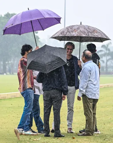 नई दिल्ली में वर्षा