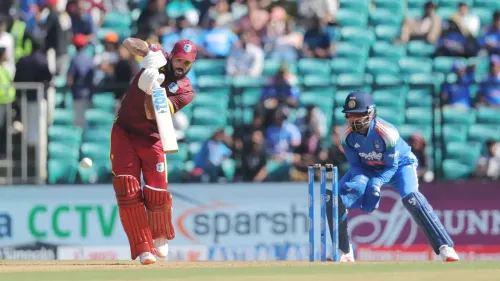 West Indies 295/7 vs India, 1st ODI: Campbell says total 15-20 runs short