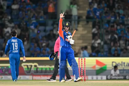 Abhishek Sharma's 82 powers India to 7-wicket win over Afghanistan in 1st T20I