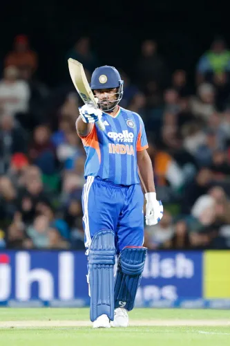 Sanju Samson's 33-ball 67 powers India's highest T20I chase vs New Zealand