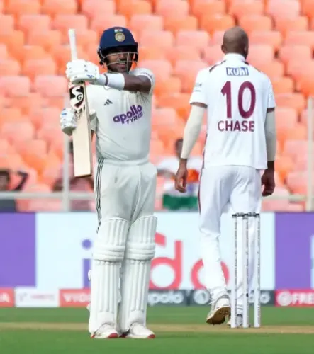 1st Test: Dhruv Jurel celebrates his maiden Test hundred with an iconic army drill 