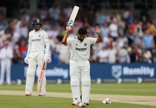 What Celebration Did Pant Choose After His Century?