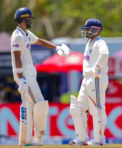 India lead swells to 294 at lunch: Padikkal, Rahul add 65 on Day 4