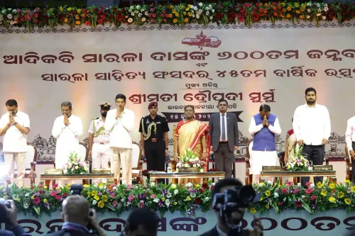 क्या राष्ट्रपति द्रौपदी मुर्मू ने आदिकवि सरला दास की जयंती समारोह में भाग लिया?