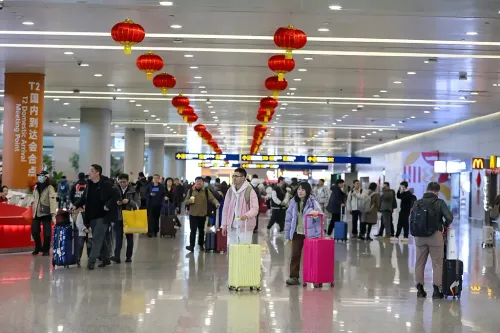2026 चीनी नववर्ष की छुट्टियों में 1.7796 करोड़ यात्रियों का चीन में प्रवेश और निकास