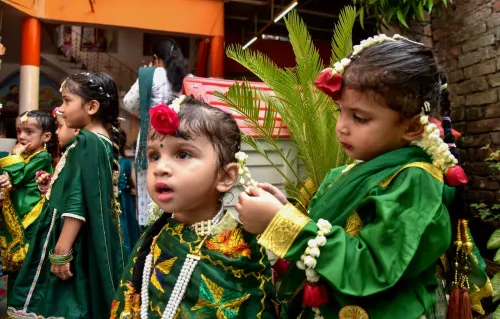 Amritsar: School celebrates Teej festival