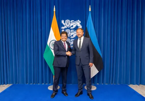 Tallinn: Piyush Goyal Meets Estonian Foreign Minister