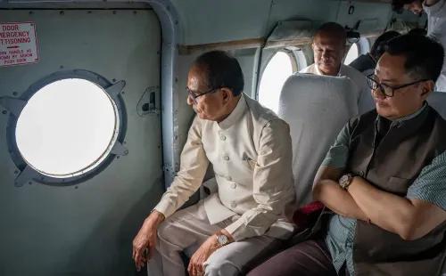 पूर्वी सियांग में बाढ़ क्षति का हवाई सर्वेक्षण