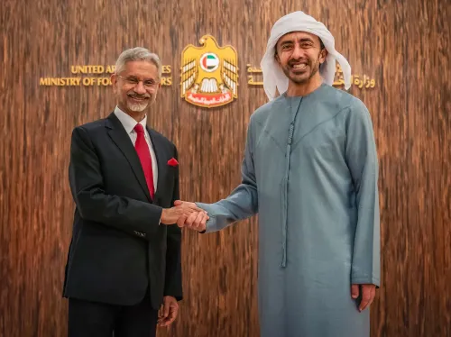 Abu Dhabi: Jaishankar engages with UAE Deputy Prime Minister Sheikh Abdullah bin Zayed