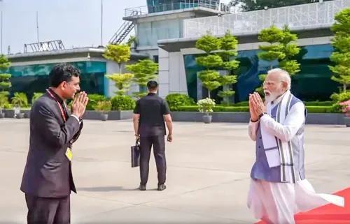 पालम से सेशेल्स के लिए रवाना हुए प्रधानमंत्री मोदी