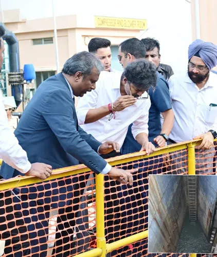 नेम्मेली के 110 MLD और 150 MLD संयंत्रों का CM विजय ने लिया जायज़ा