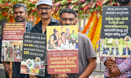 Bengaluru: Activists Protest Against SIR at Freedom Park