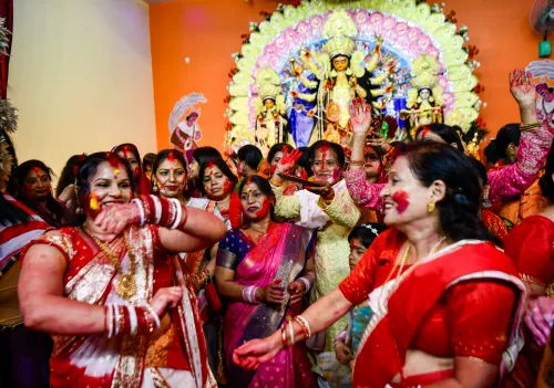 Sindoor Khela Festivities in Patna