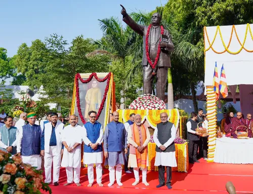 नई दिल्ली: डॉ. बी.आर. अम्बेडकर के प्रति श्रद्धांजलि