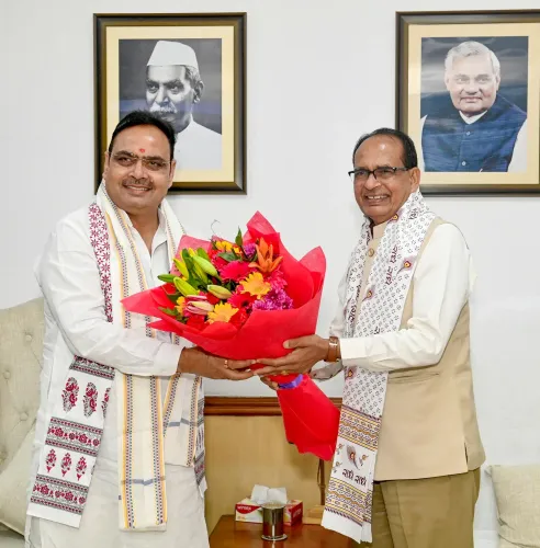 नई दिल्ली में भजनलाल शर्मा और शिवराज की अहम बैठक