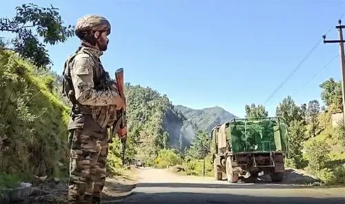 Rajouri: Anti-terror operation underway in Manjakote forest area