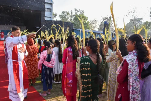 Observance of Palm Sunday in Ranchi