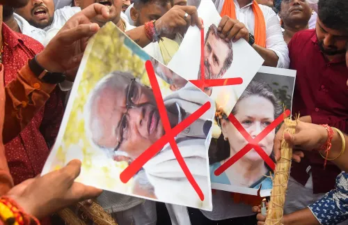 Kolkata: BJP protest against Congress over ruckus near PM Modi's residence