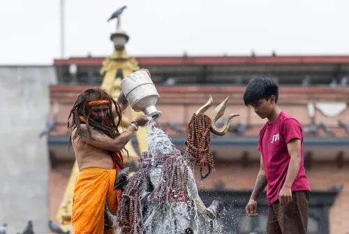 Kathmandu: Devotees perform rituals during Shrawan month