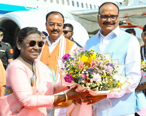 महानगर अयोध्या में राष्ट्रपति मर्मू का आगमन