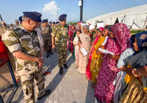 CISF महानिदेशक प्रवीर रंजन का भगवती नगर बेस कैम्प दौरा