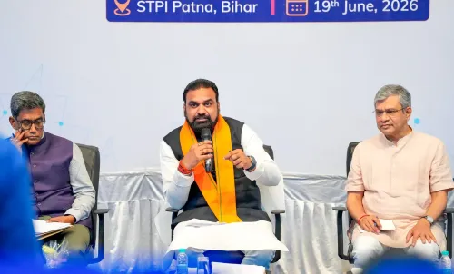 STPI कार्यक्रम में सम्राट चौधरी का संबोधन, वैष्णव रहे मौजूद