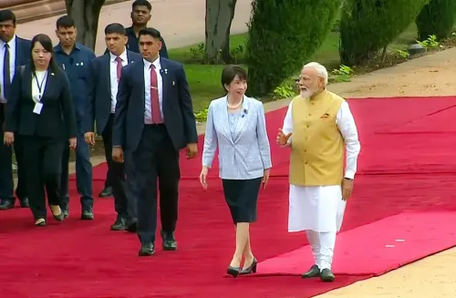 राष्ट्रपति भवन में मोदी और ताकाइची का ऐतिहासिक स्वागत समारोह
