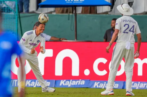 India vs Sri Lanka 2nd Test: Krishna, Suthar strike as SL slump to 8/2 in Colombo