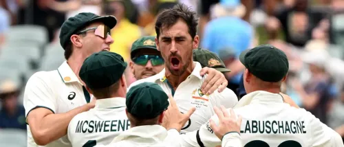 Second Test: Mitchell Starc Claims 6-48 as Australia Dismisses India for 180