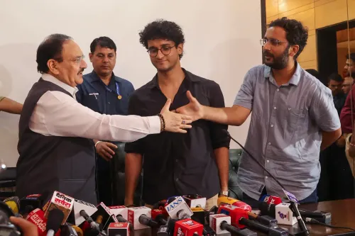 New Delhi: JP Nadda, Jitendra Singh and CJP leaders address joint press conference