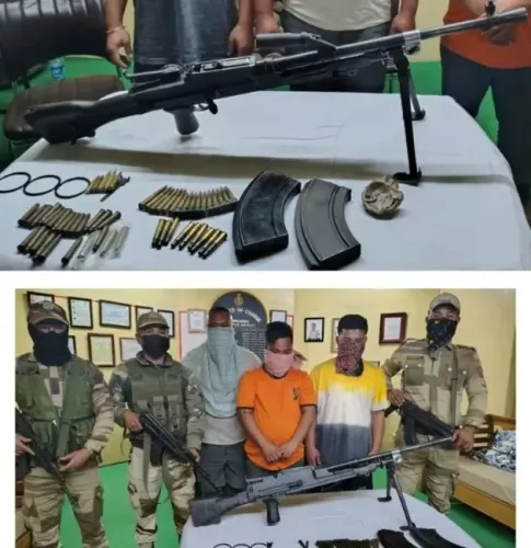 32 Firearms and Ammunition Confiscated in Manipur