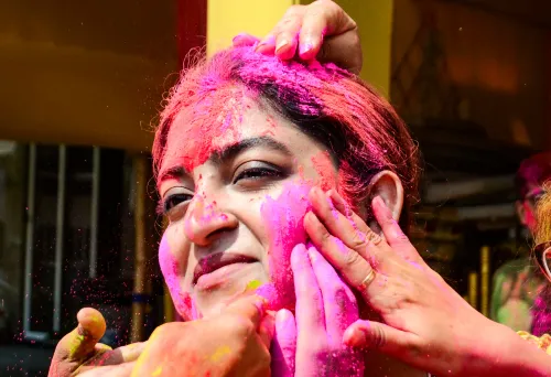 Holi Festivities in Kolkata