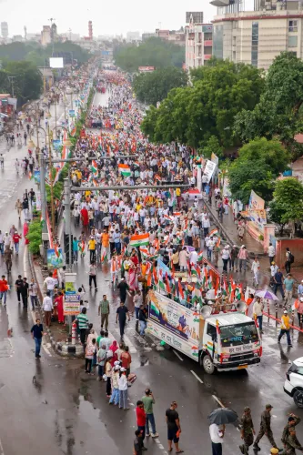 Jaipur: Tiranga Yatra