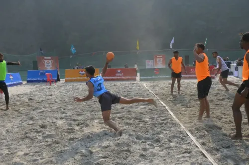 38th National Games: Uttarakhand, Maharashtra, and Kerala Triumph in Beach Handball on Day 1