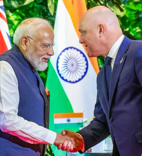 Auckland: PM Modi, NZ PM Luxon witness exchange of India-New Zealand MoUs