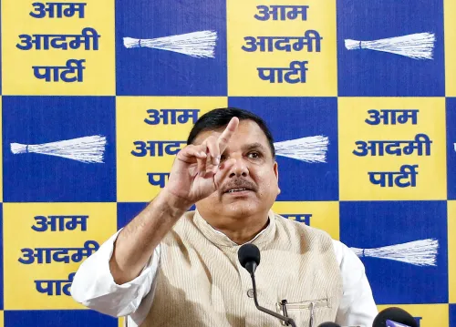New Delhi: Sanjay Singh Speaks to the Press
