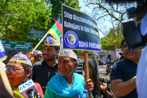 New Delhi: Demonstration by DOMA Parisangh at Jantar Mantar