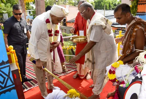 भूपेंद्र पटेल ने पाँचवीं रथयात्रा का उद्घाटन किया