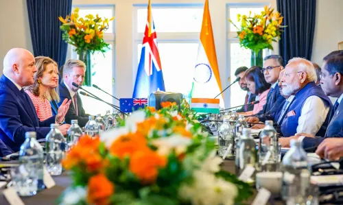 Auckland: PM Modi holds delegation-level talks with New Zealand PM