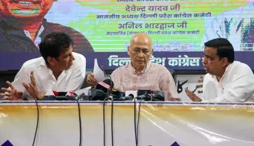 New Delhi: Congress leaders address a Press Conference