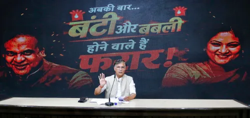 New Delhi: Pawan Khera holds a media briefing at AICC headquarters