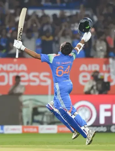How did Jaiswal feel after his first ODI century?