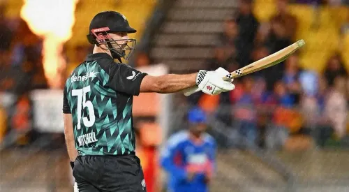 Mitchell's 89* steers NZ to 198/3 vs India in 3rd T20I Wellington