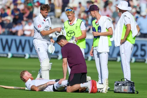 Is Ben Stokes Battling Injury at Lord’s During the 3rd Test?